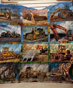Cool Tool Of Heavy Equipment Operator Quilt Blanket Bedding Set