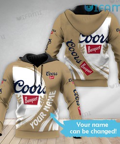 Coors Banquet Hoodie 3D Personalized Beer Lovers Gift