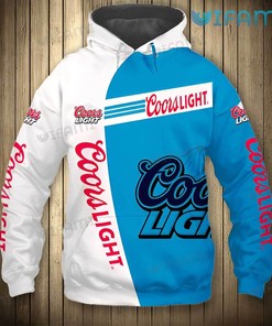Coors Light Hoodie 3D Blue White Beer Lovers Gift
