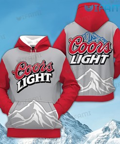 Coors Light Hoodie 3D Coors Mountain Beer Lovers Gift