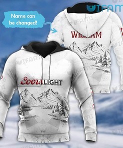 Coors Light Hoodie 3D Custom Name Beer Lovers Gift