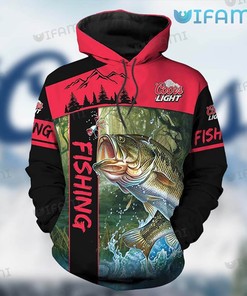 Coors Light Hoodie 3D Fishing On The River Gift For Beer Lovers