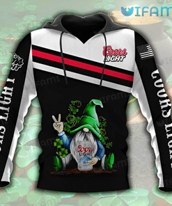 Coors Light Hoodie 3D Gnome Saint Patrick’s Day Beer Lovers Gift