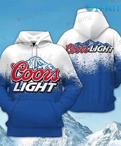 Coors Light Hoodie 3D Water Splash Gift For Beer Lovers