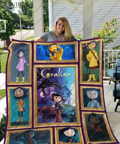 Coraline Jones Character Quilt Blanket Bedding Set