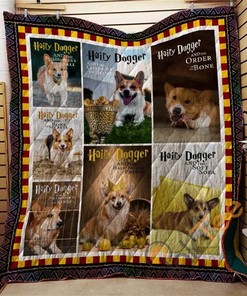Corgi 05 Quilt Blanket Bedding Set