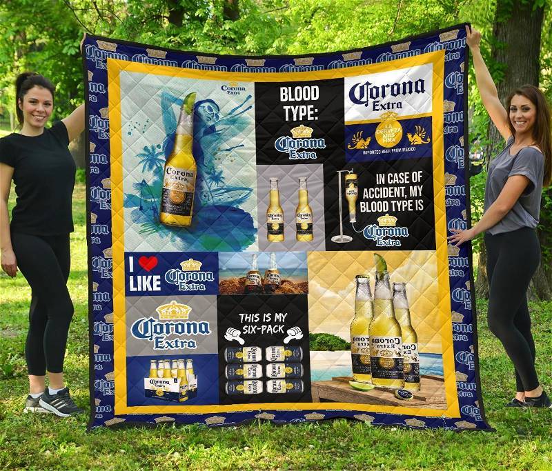 Corona Extra Funny Gift For Beer Lover Quilt