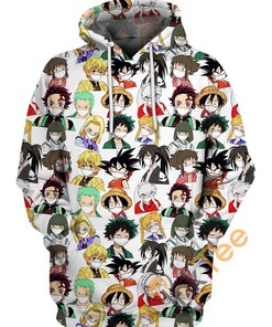 Corona Virus Anime Hoodie 3D