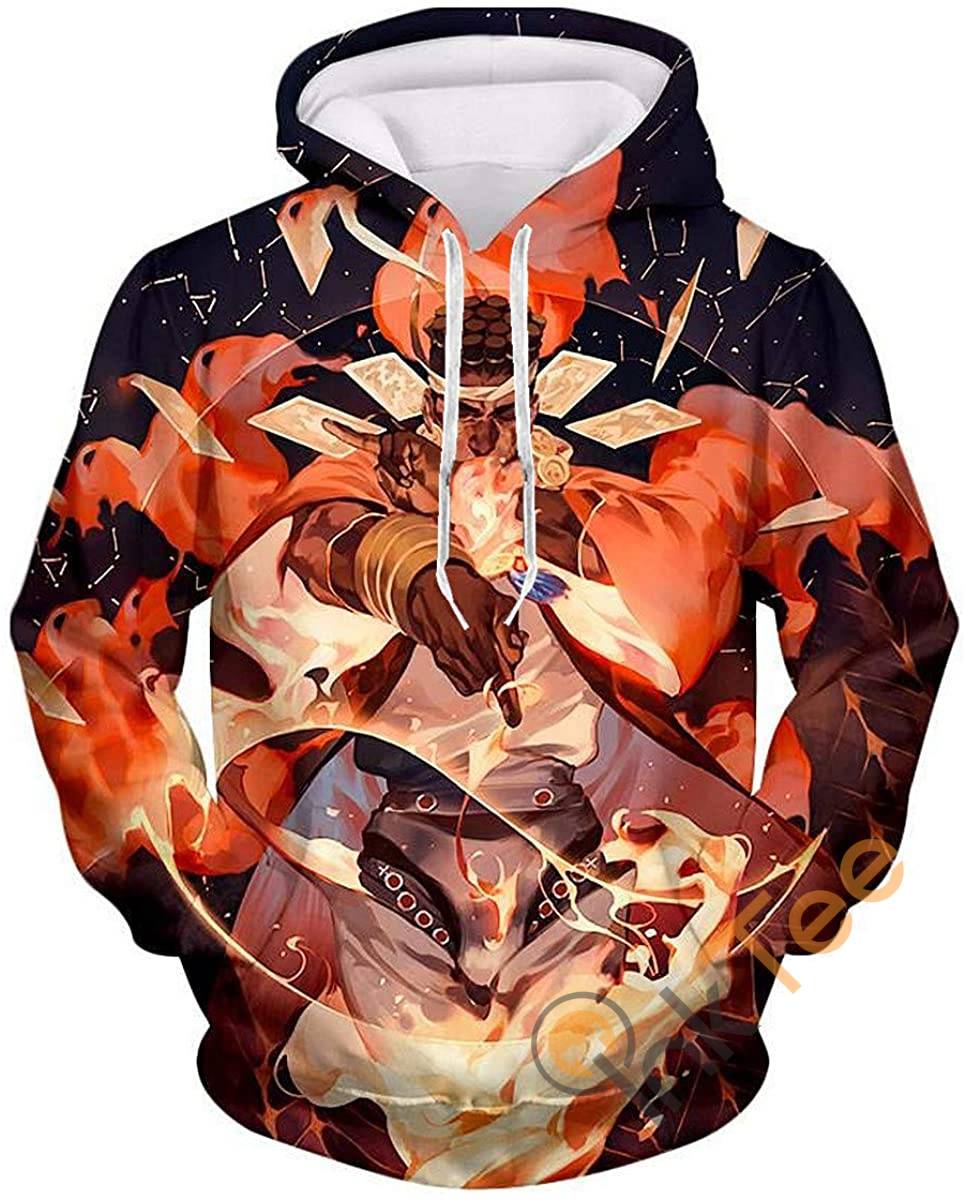 Cosplay Jojo's Bizarre Adventure Print Pullover With Front Pocket Hoodie All Over Print Hoodie 3D 6