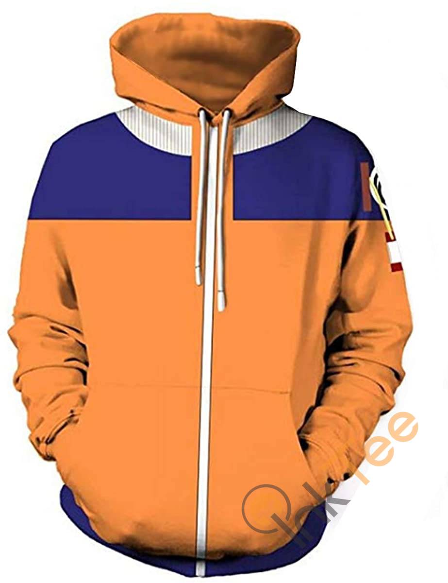 Cosplay Naruto Print Pullover With Front Pocket All Over Print Hoodie 3D 10