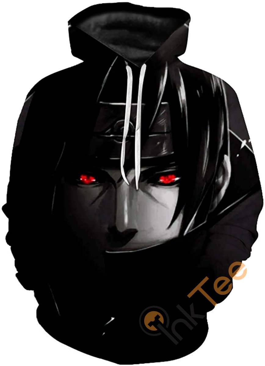 Cosplay Naruto Print Pullover With Front Pocket All Over Print Hoodie 3D 14