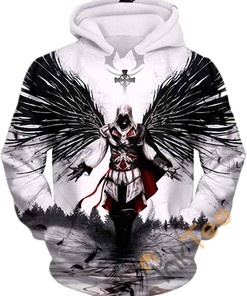 Cosplay Print Pullover Front Pocket Hoodie 3D