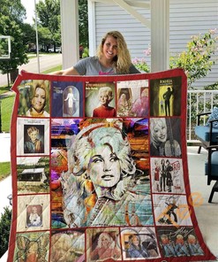 Country Comfort: Dolly Parton Style 2 Quilt Blanket Bedding Set with Pillowcases