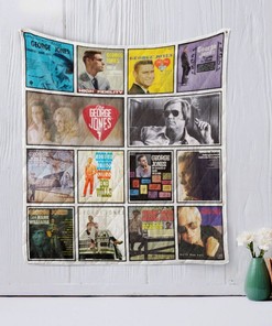 Country Song Hits George Jones Quilt Blanket Bedding Set