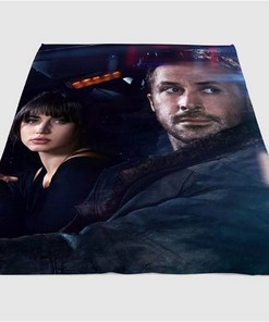 Couple Blade Runner 2049 Sherpa Fleece Blanket Gifts for Family, for Couple