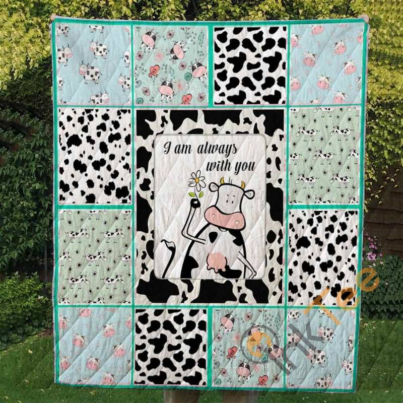 Cow I Am Always With You Quilt Blanket Bedding Set
