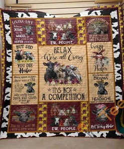 Cow Quilt Blanket Bedding Set With Pillowcases Option