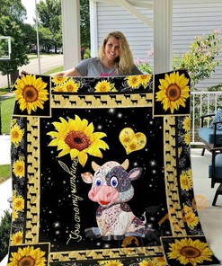 Cow Style 2 Quilt Blanket Bedding Set