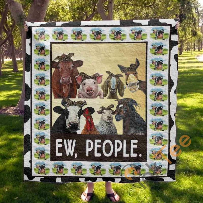 Cow Style Quilt Blanket Bedding Set