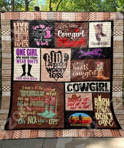 Cowgirl Up Quilt Blanket Bedding Set for Home Décor