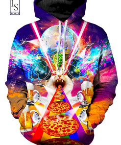 Crazy Cat Hoodie
