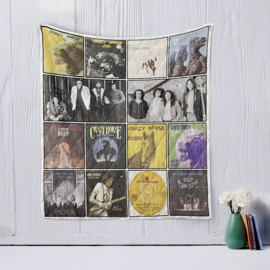 Crazy Horse Quilt Blanket Bedding Set for Home Décor