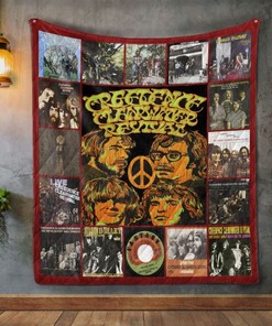 Creedence Clearwater Revival Style Love Album Quilt Blanket Bedding Set