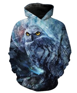 Creepy Owl Epic Owl Hoodie 3D