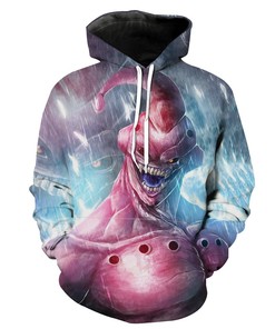 Creepy Super Buu Dragon Ball Z Apparel Hoodie 3D