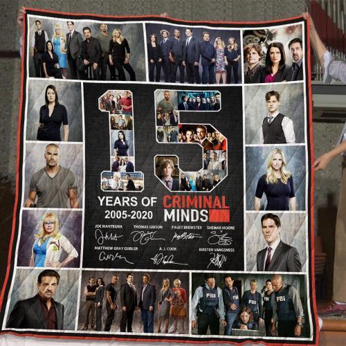 Criminal Minds Quilt Blanket Bedding Set for Home Décor