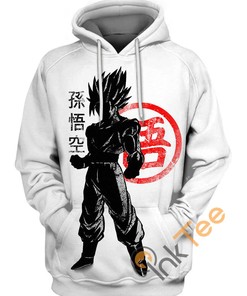 Crimson Goku Hoodie 3D