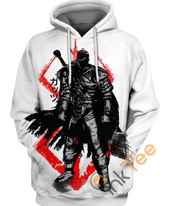 Crimson Guts Berserk Hoodie 3D