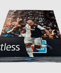 Cristiano Ronaldo Sherpa Fleece Blanket Gifts for Family, for Couple