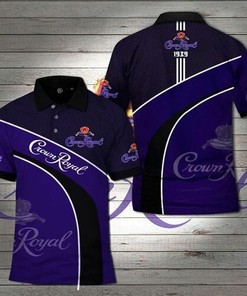 Crown Royal Whisky 3D All Over Print Polo Shirt