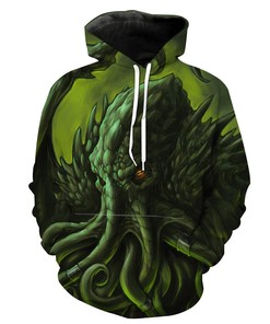 Cthulhu Nerd Gaming Hoodie 3D