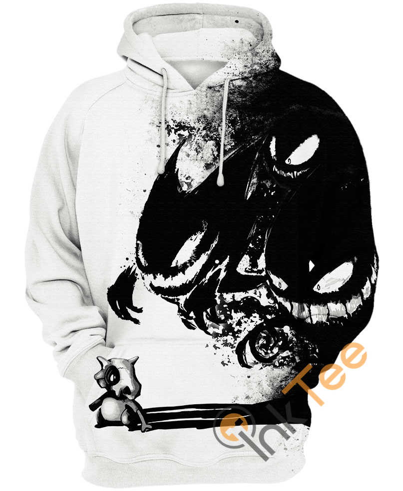 Cubone And Gastly Hoodie 3D