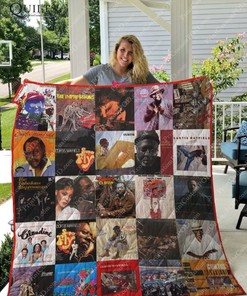 Curtis Mayfield Albums For Fans Combined Quilt Blanket Bedding Set