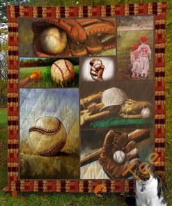 Custom Baseball V10 Quilt Blanket Bedding Set for Baseball Fans