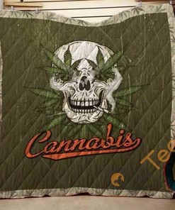 Custom Cannabis 4 Quilt And Pillowcase Bedding Set