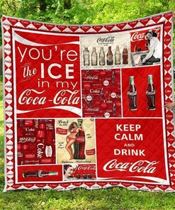 Custom Coca-Cola Soft Drink Lover's Funny Quilt