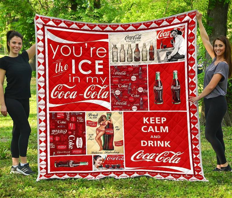 Custom Coca-Cola Soft Drink Lover's Funny Quilt