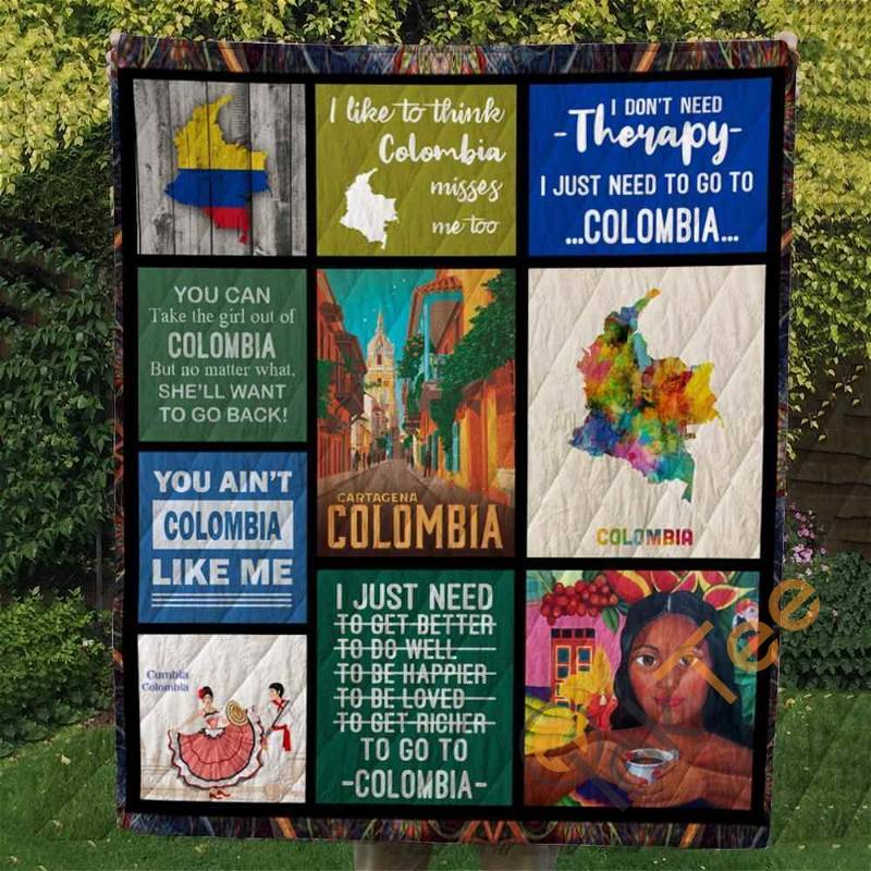 Custom Colombian Bedding Set with Quilt Blanket