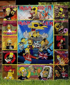 Customizable Iron Maiden Quilt Blanket Bedding Set with Pillowcases