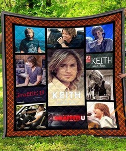 Customizable Keith Urban Quilt Blanket Bedding Set with Pillowcases