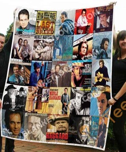 Customizable Merle Haggard Quilt Blanket Bedding Set, Perfect for Home Decor