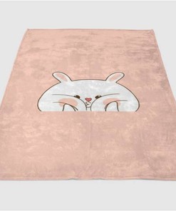 Cute Cartoon Sherpa Fleece Blanket Gifts for Family, for Couple