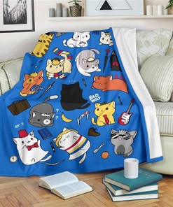 Cute Cats Amazing Cat Lover Sherpa Fleece Blanket Gifts for Family, for Couple