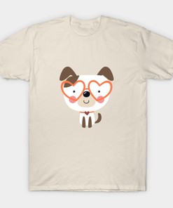 Cute Dog With Sunglasses Shirt