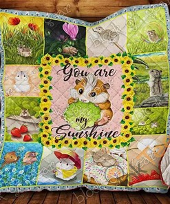 Cute Hamster Quilt Blanket Bedding Set