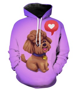 Cute Poodle Cute Poodle Dog Hoodie 3D
